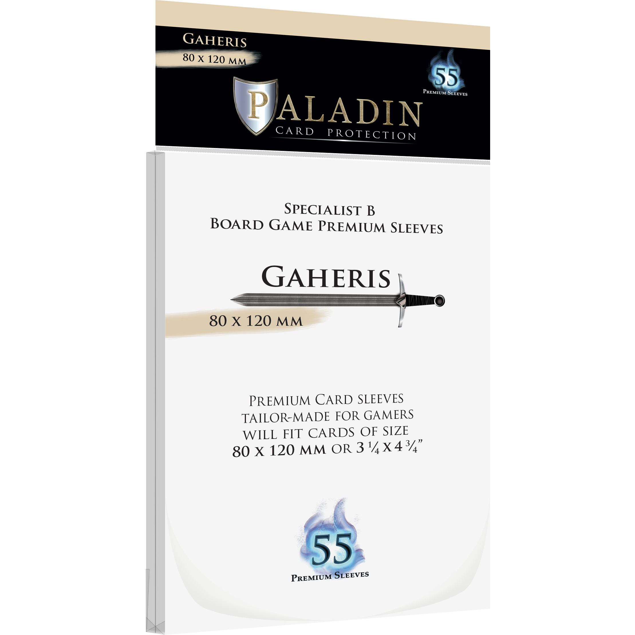 Protecteurs de carte Paladin premium 80mm x 120mm