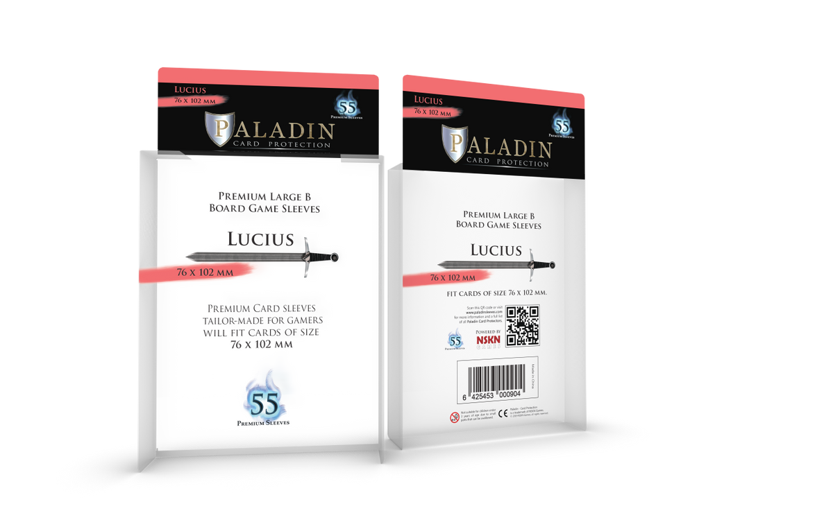 Protecteurs de carte Paladin premium 76mm x 102mm