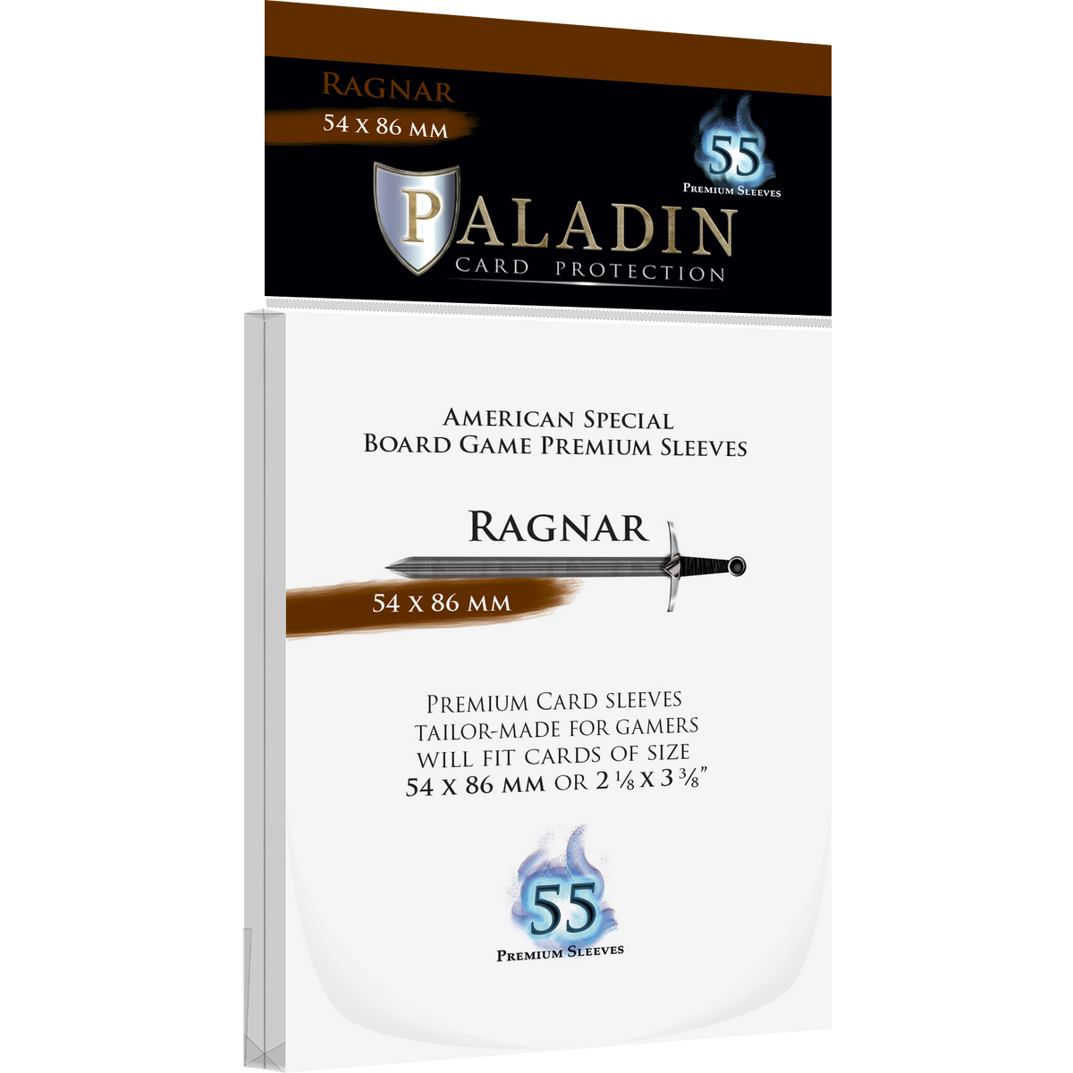 Protecteurs de carte Paladin premium 54mm x 86mm
