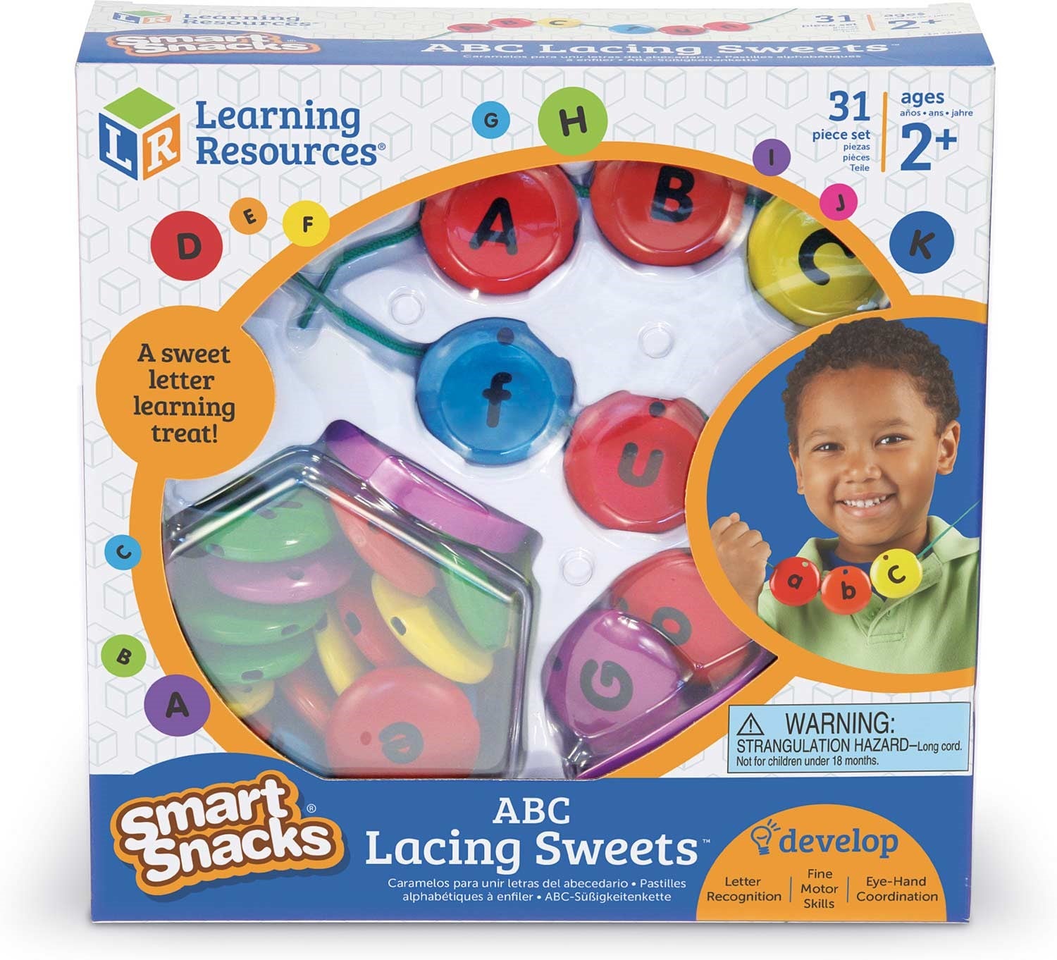 Smart Snacks Collier ABC à lacer
