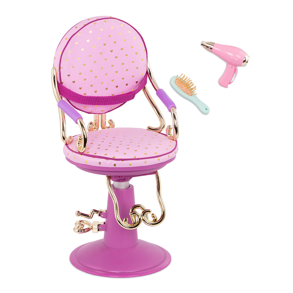 Chaise de coiffeur Mauve