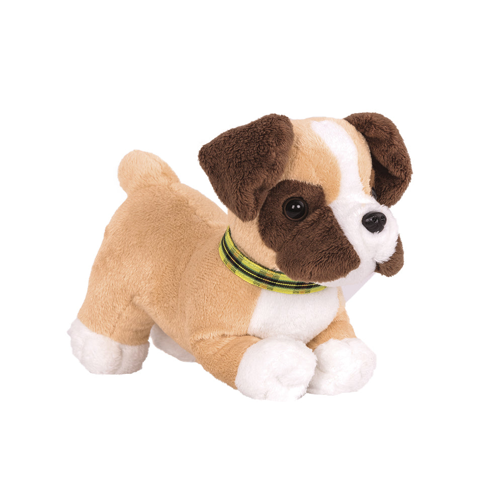 Chiot Boxer en peluche - 15 cm
