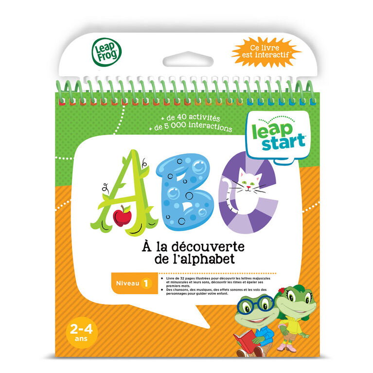 LeapStart Livre ABC À la découverte de l'alphabet