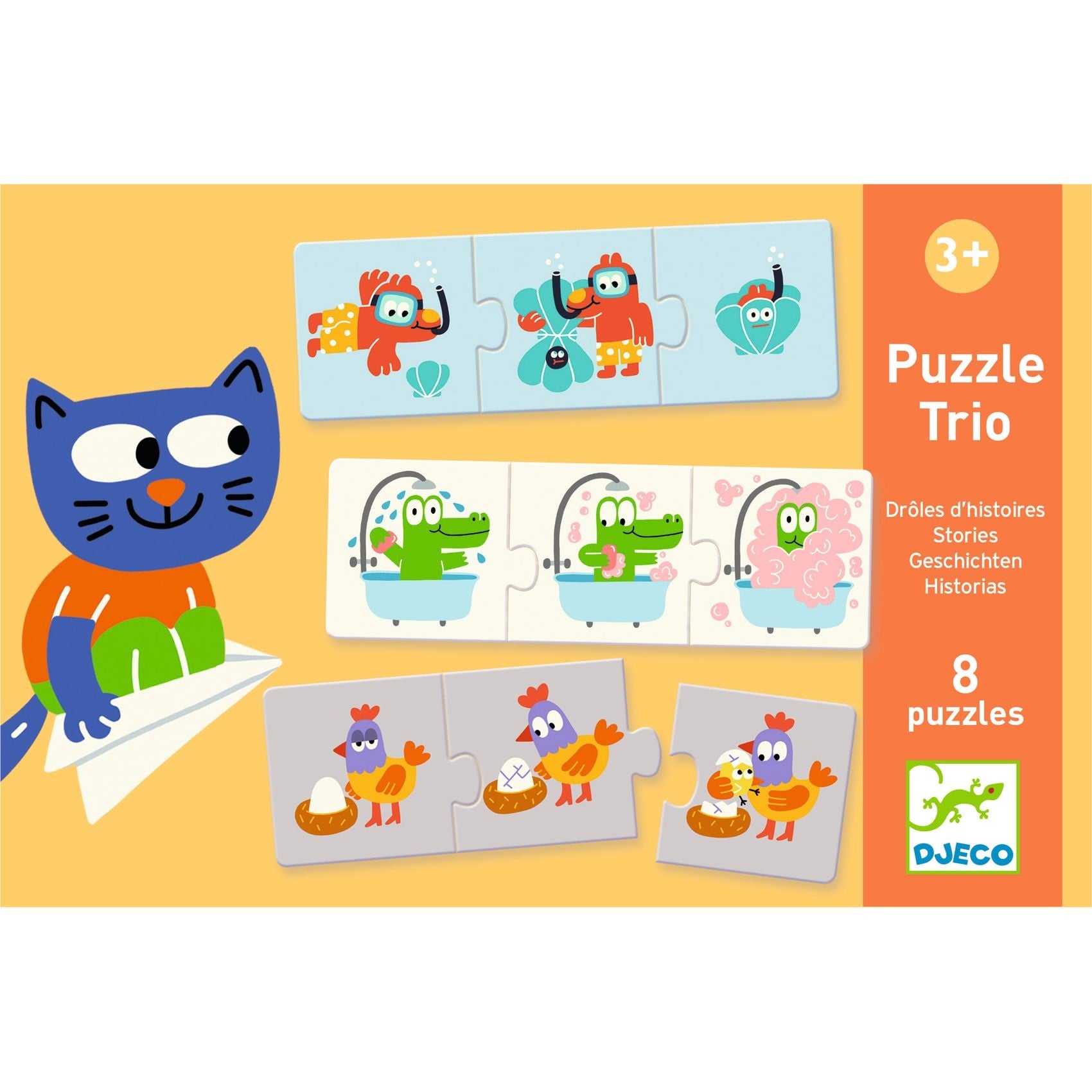 Puzzle duo-trio Drôle d'histoire