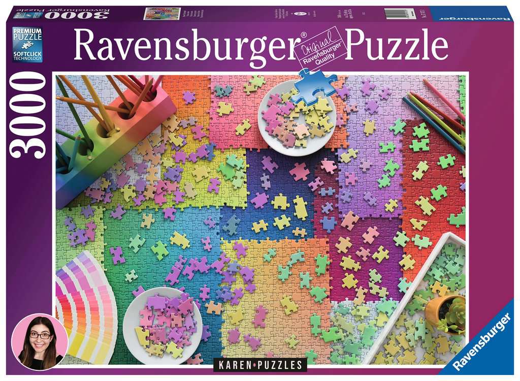 Puzzles colorés 3 000 pièces