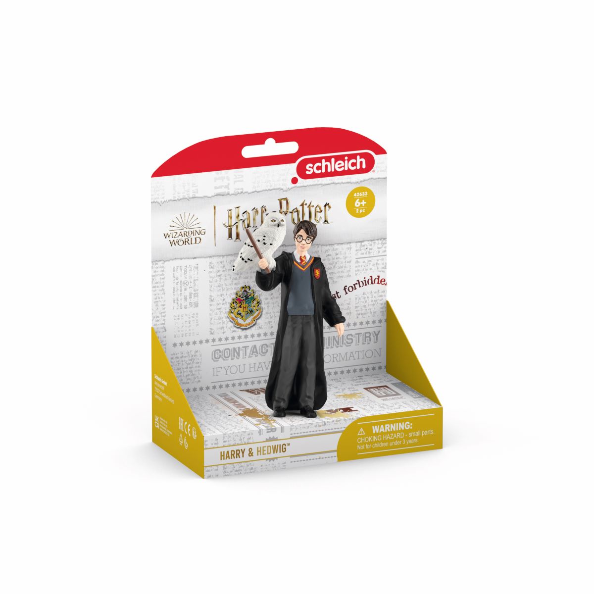 Figurine Harry Potter et Hedwig