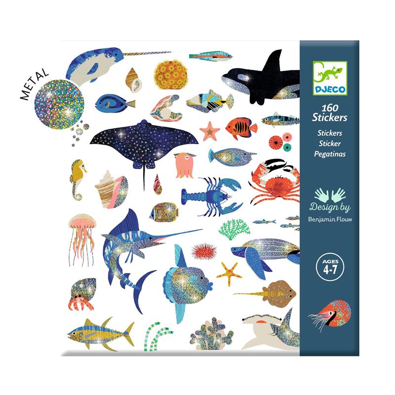 Metallic Stickers / Ocean #CO 10#