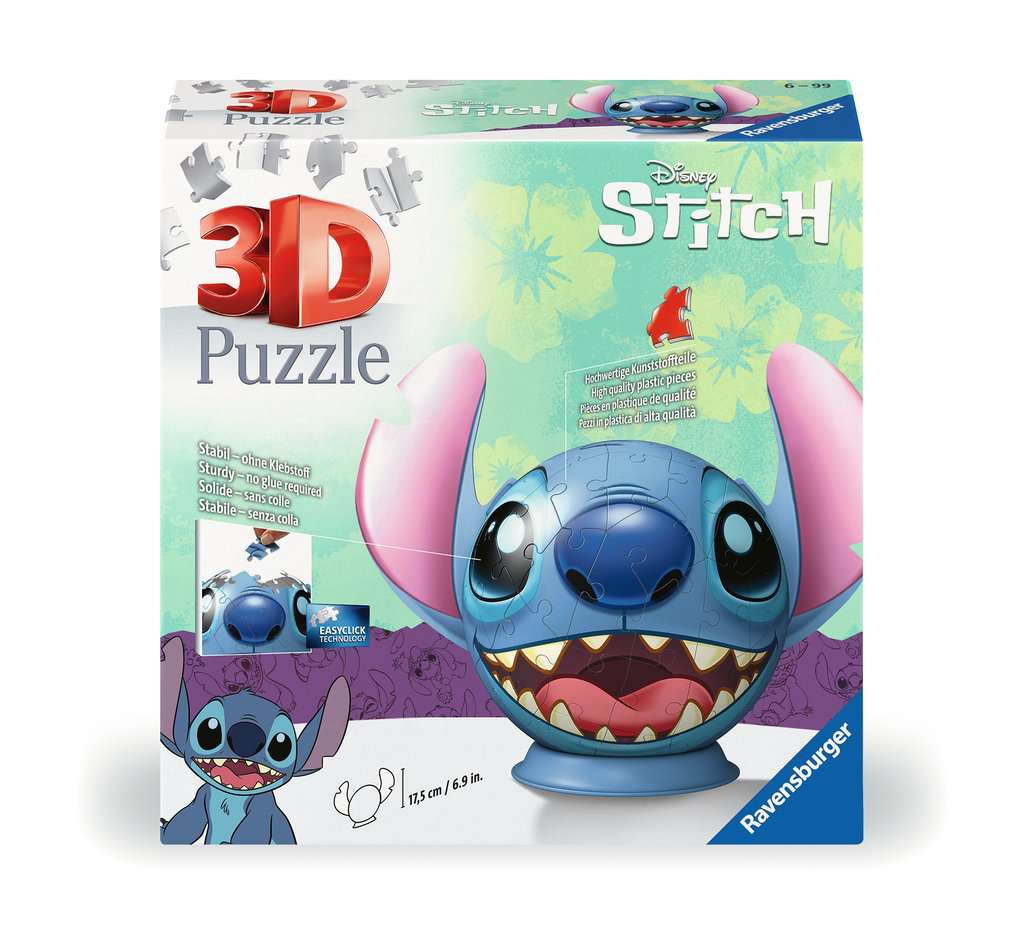 Puzzle ball Stitch Casse-tête de 3D de 72 pièces