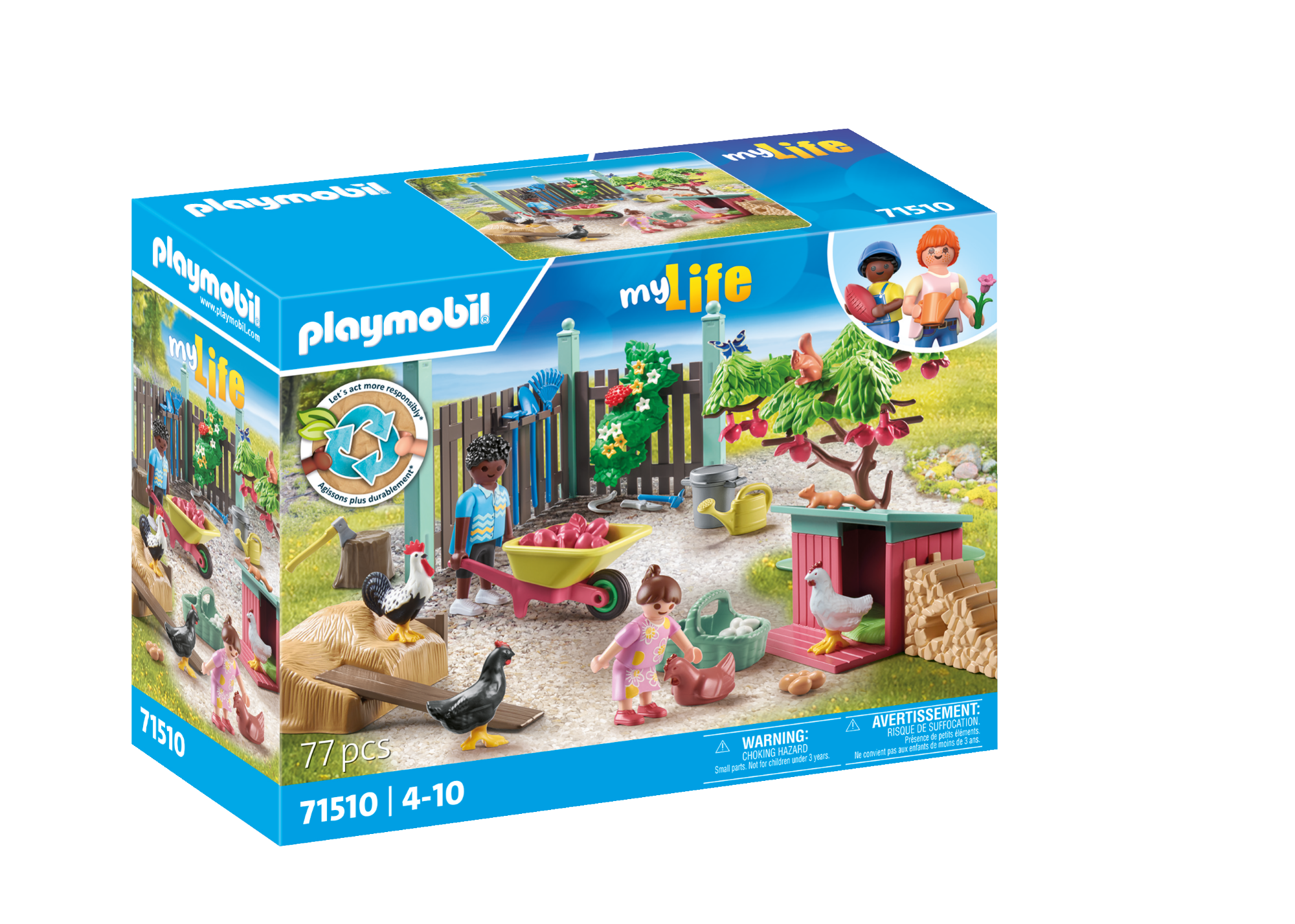 Poulailler et jardin