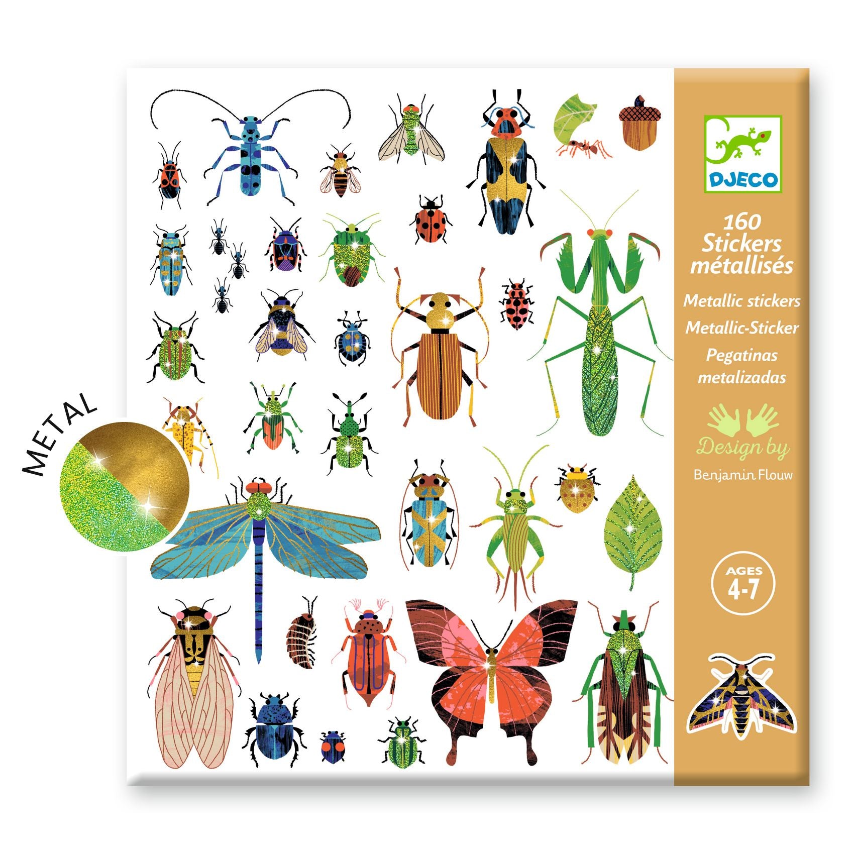 Metallic Stickers / Microcosmos #CO 10#