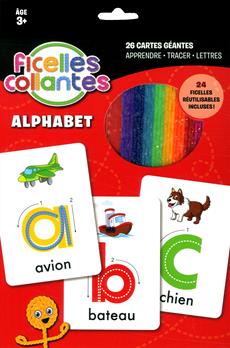 Ficelles collantes Alphabet