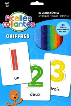 Ficelles collantes Chiffres