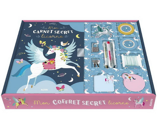 Coffret Mon carnet secret Licorne