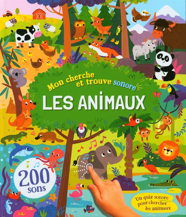 Les animaux Mon grand cherche et trouve sonore