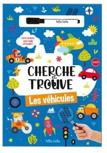 Cherche et trouve effaçable: Les Véhicules