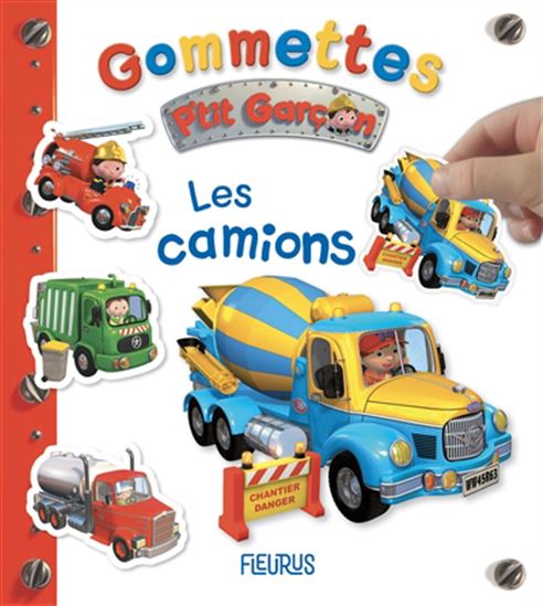 Les camions Gommettes P'tit Garçon