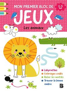 Les animaux Mon premier bloc de jeux