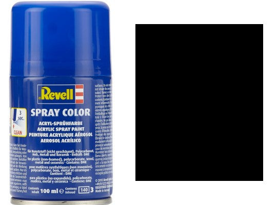 Peinture en spray Revell 100ml Noir satiné