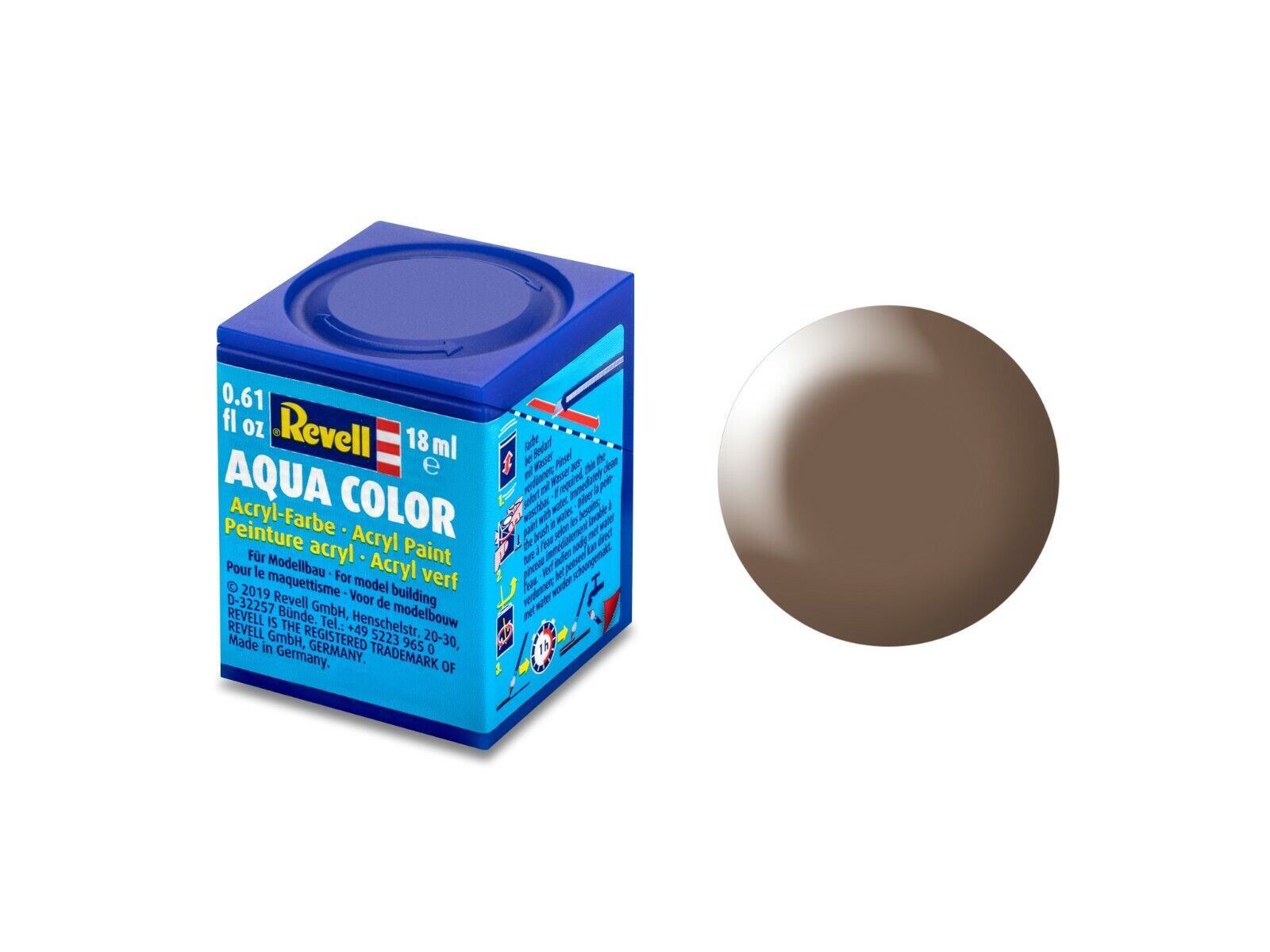 Pot de peinture Revell 18ml Brun ocre satiné