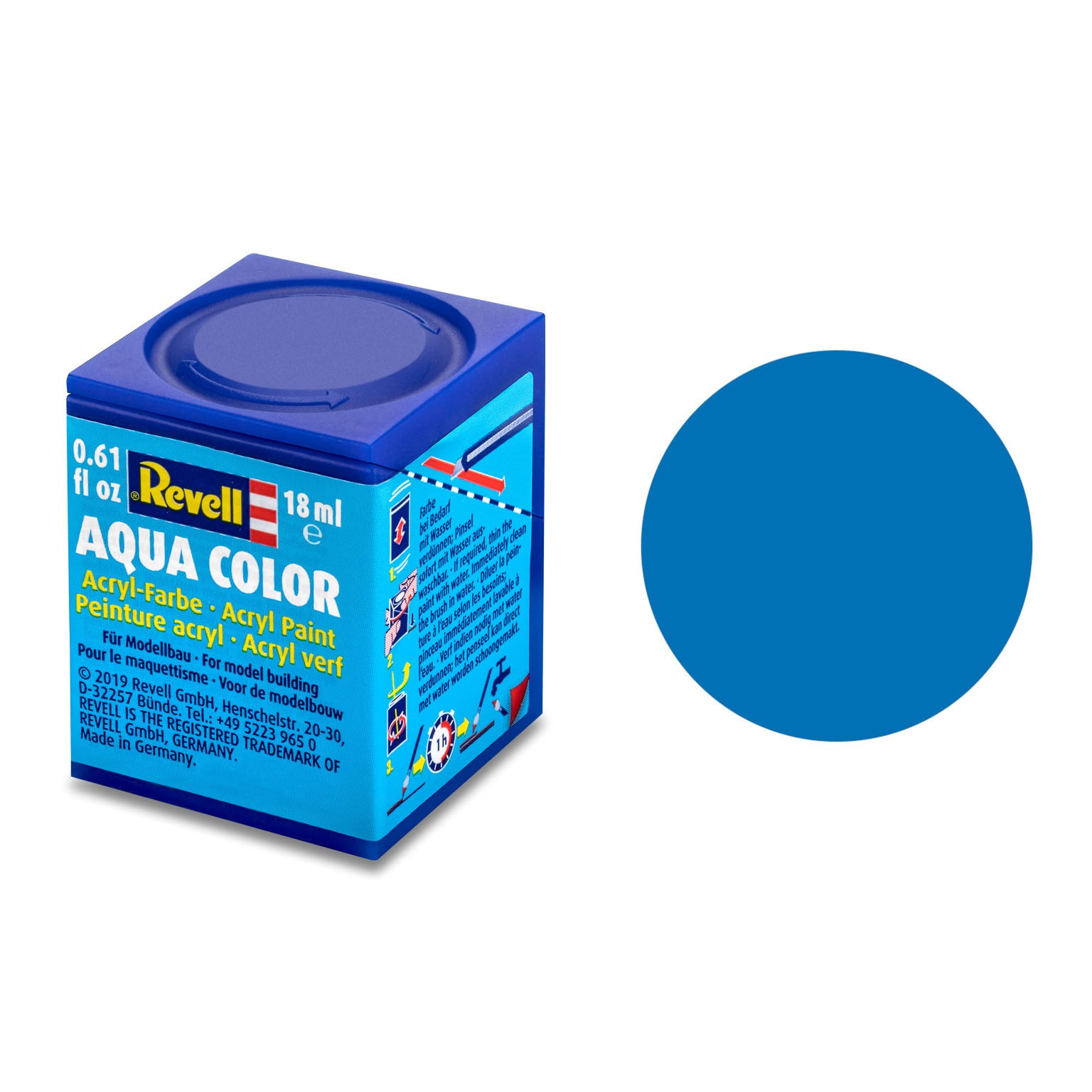 Pot de peinture Revell 18ml Bleu mat
