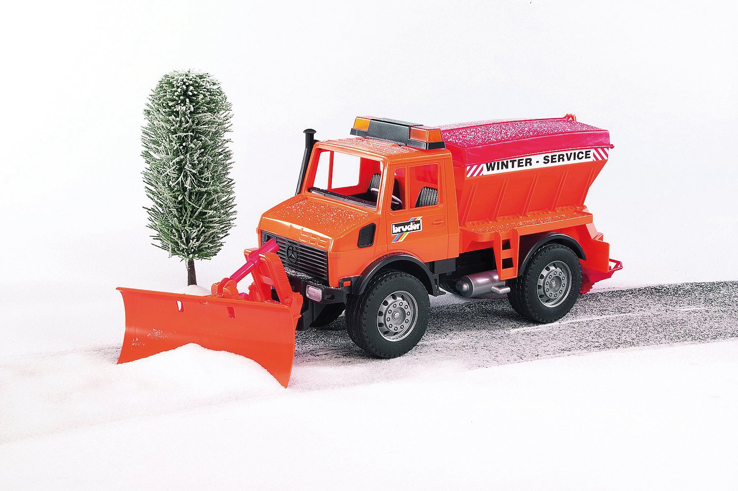 Camion De Déneigement Orange