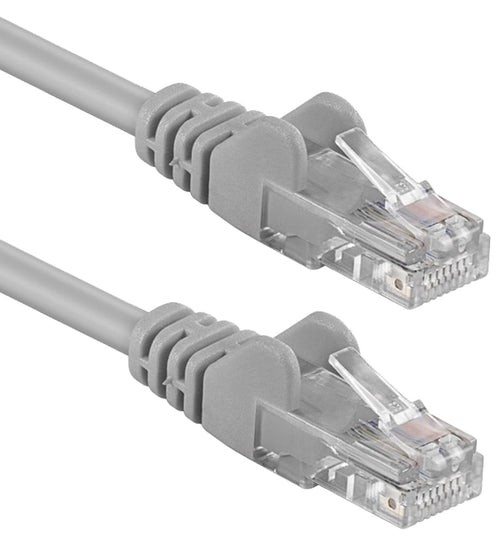 Cavo di Rete Patch in Rame Cat.6 Grigio U/UTP LSZH 50m