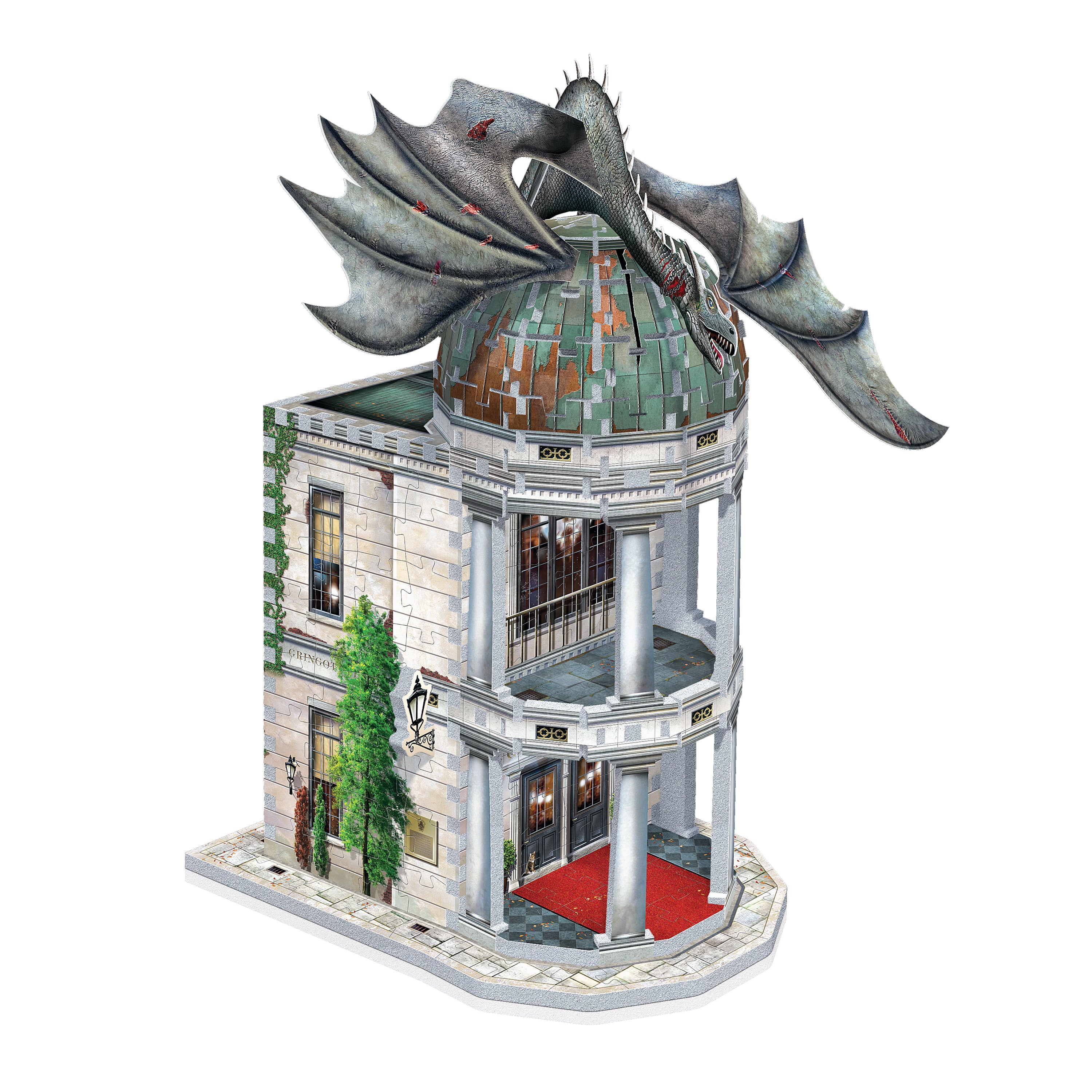 La banque Gringotts, casse-tête 3D