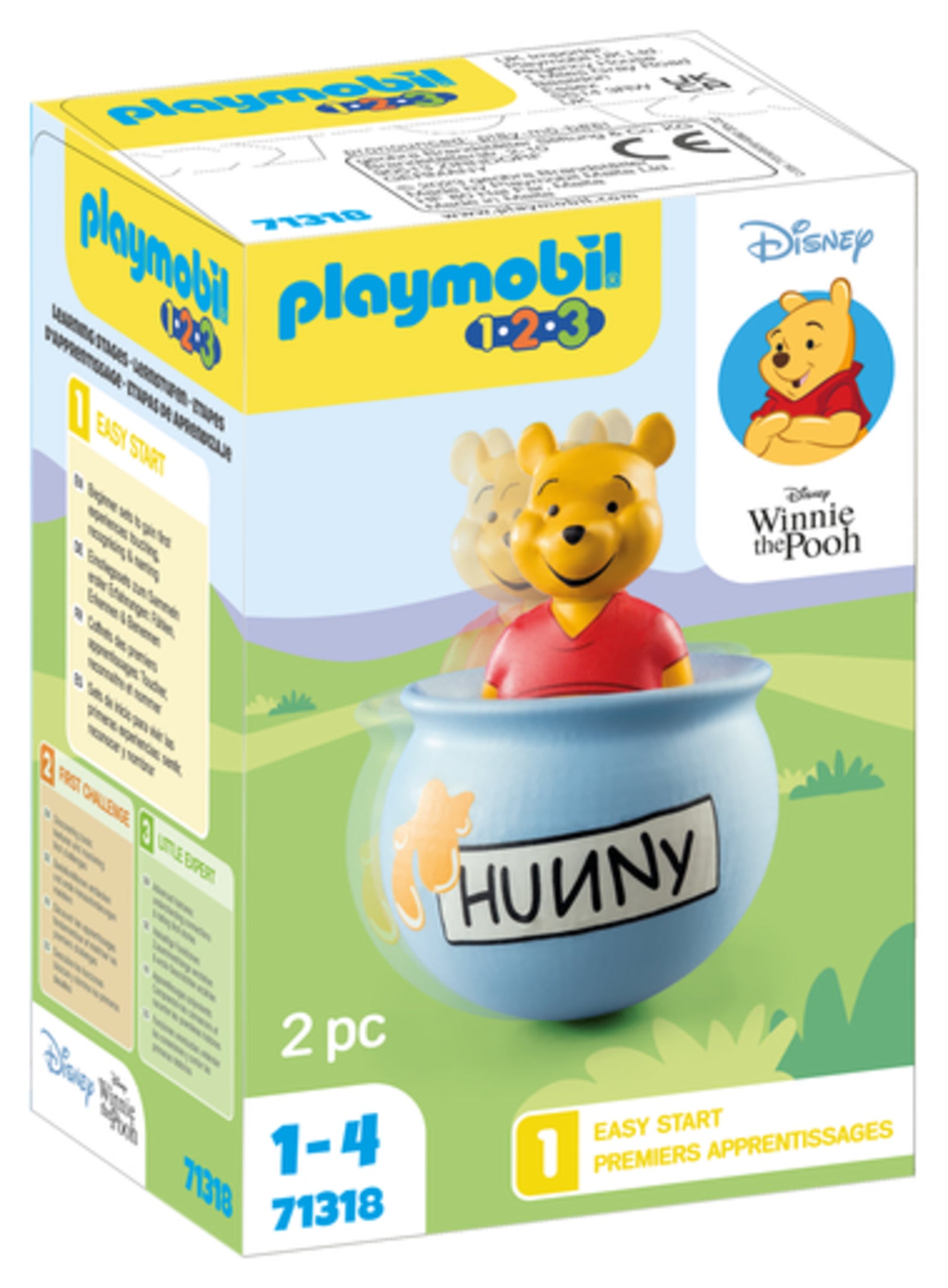 Winnie l'ourson et culbuto pot de miel