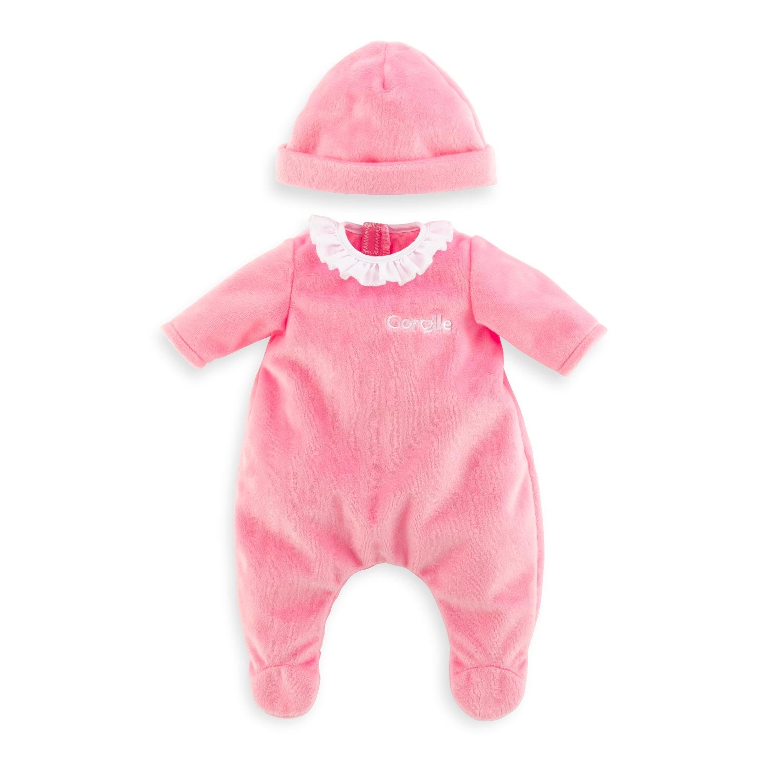 Pyjama rose & bonnet  12''