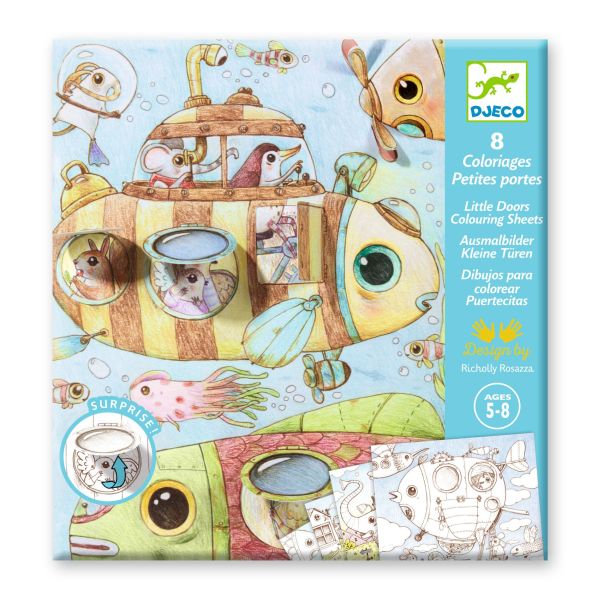 Coloriages surprises - Le voyage de Malo