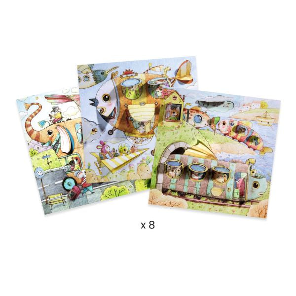 Coloriages surprises - Le voyage de Malo