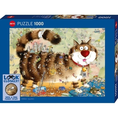 Look Closely! At the cat 1000 pièces