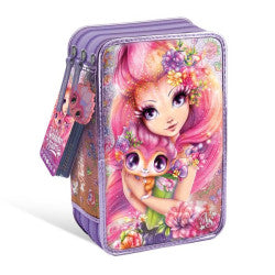 Trousse de crayons 3 volets - Petulia & Paloma
