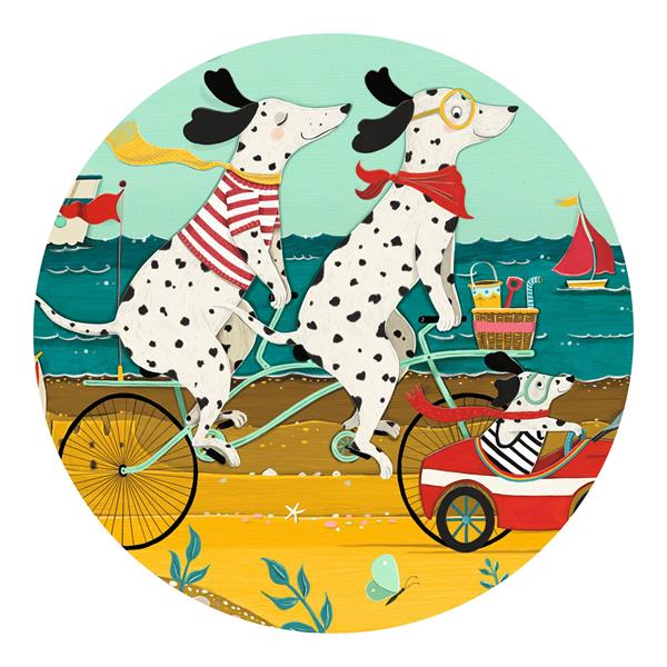 Puzzle silhouette 24 pièces- Olie, le dalmatien