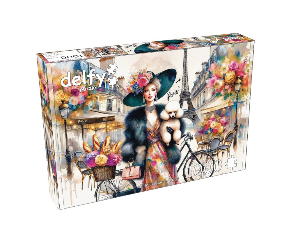 Eiffel elegance duo, 1000 pièces