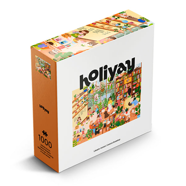 Librairie Catmint, 1000 pièces
