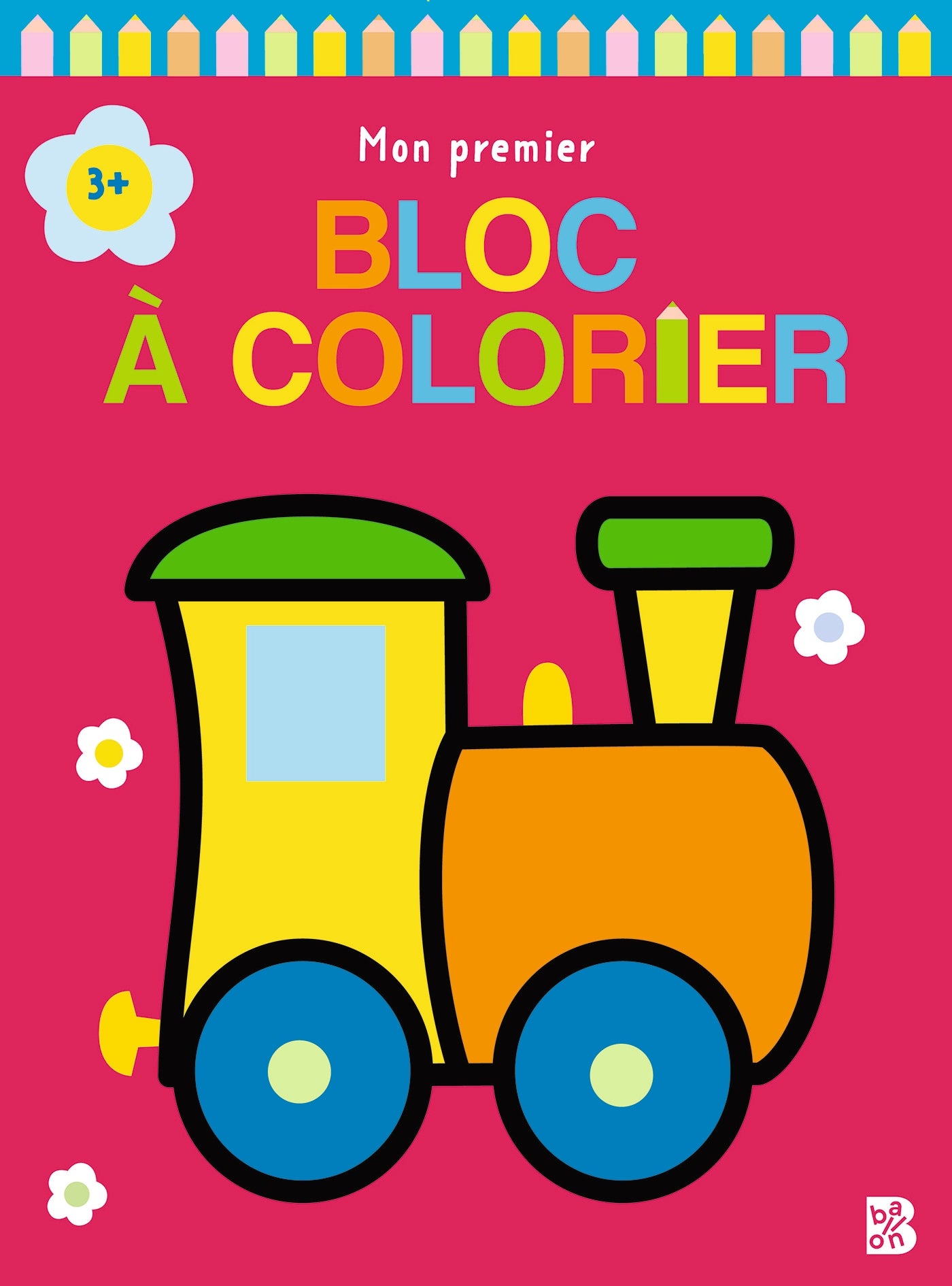Mon premier bloc à colorier Locomotive
