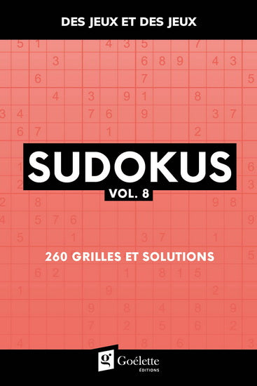 Sudokus #08-260 grilles et solutions