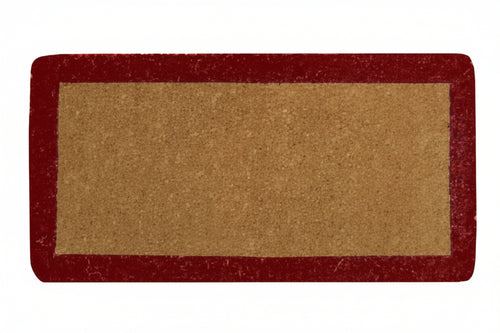 Zerbino Imperiale A Fascia Rosso Spessore Mm.38 Cm.45X90, Spessore Mm.38