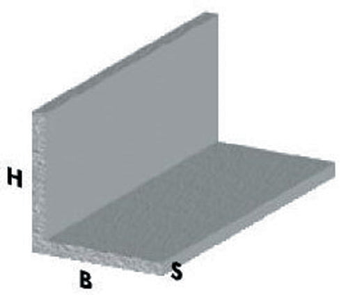 Profilo Argento H.100 Cm Angolare 40X40X1,5 Mm**- Arcansas- 5,0 Pz
