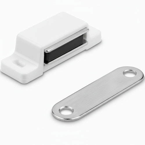Chiusura Magnetica Rettang 46X15 Mm Bianco**- 24,0 Pz