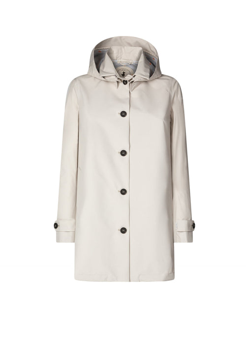 SAVE THE DUCK Impermeabile Donna d42250w-be APRIL da donna
