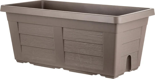 Fioriera Rettangolare Cm 80 X 40 X 34 - Cappuccino (Senza Sottovaso) - Bama