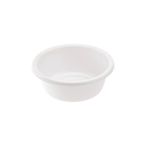 Bacinella Rotonda Ø 32 X H.12,5 Cm / 6 Lt - Bianca - Tontarelli