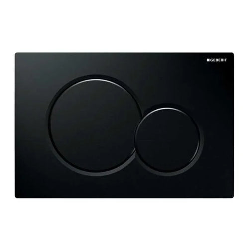 Placca Di Comando Sigma01 Doppio Tasto Nero Geberit