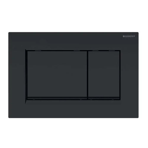 Placca Di Comando Sigma 30 Doppio Tasto Nero Opaconero Geberit