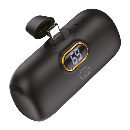 Batteria Portatile 'Mini Power Bank' Mod. Ls93 5000 Mah - Nero - Lostech