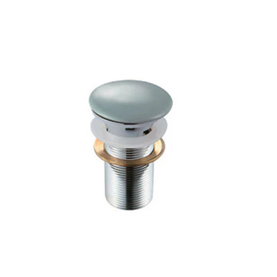 Piletta Click-Clack Lavabo Fancy Con Troppo Pieno- Grigio Cemento- Dh- Pezzi 1