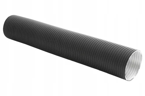 Tubo Alluminio Flex Allungabile A 3Mt- Diam. 80 Nero- Dk- Pezzi 1
