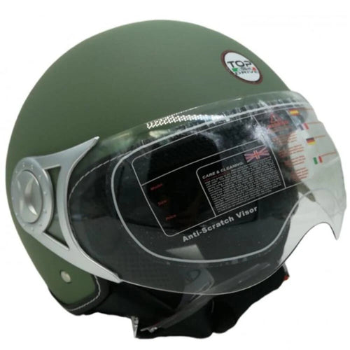 Casco Per Moto 'Sirio Matt' Verde - Tg. M - Bricogo